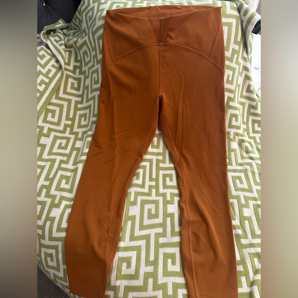Size 10 Lululemon Orange/Copper Leggings
